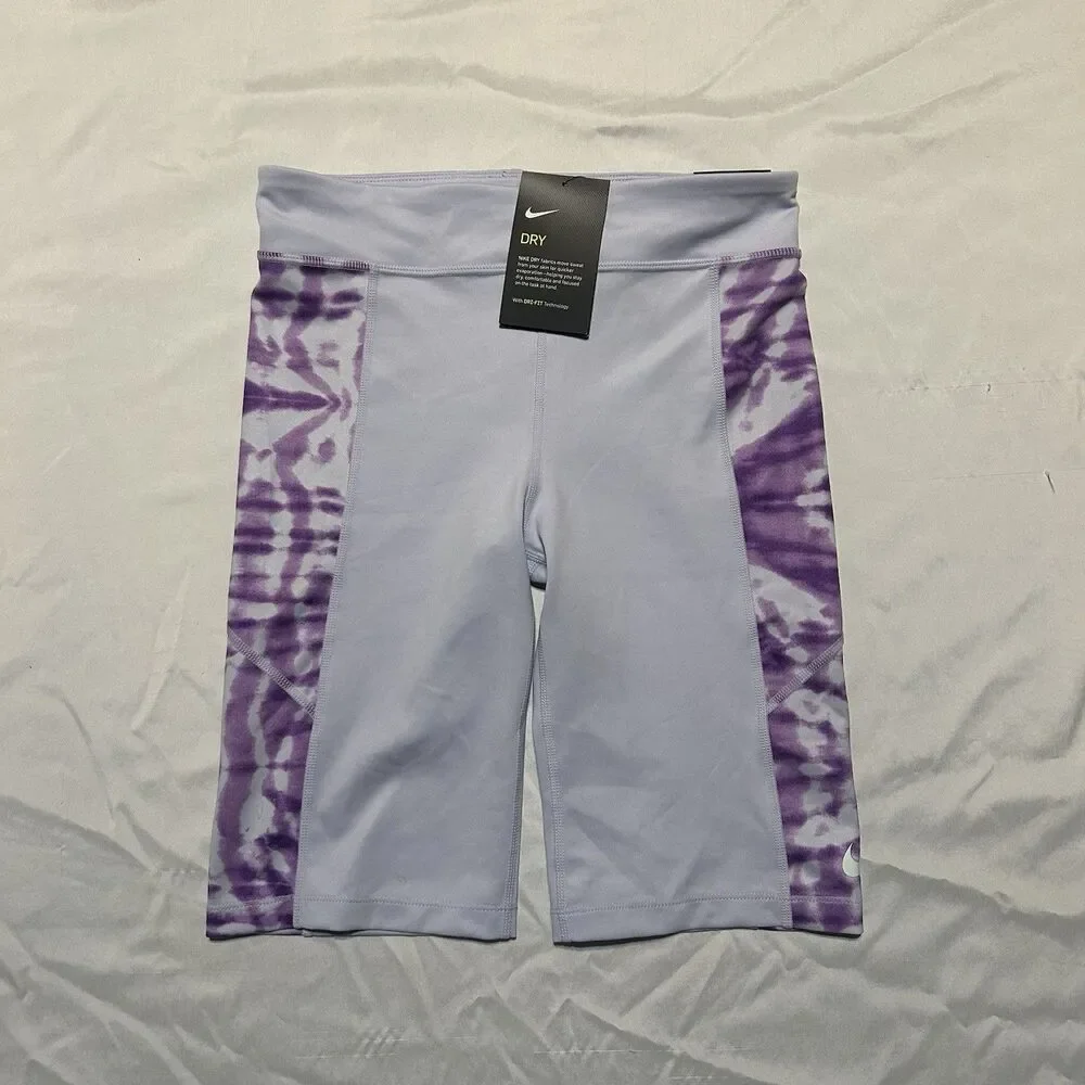 Nike Shorts Girls Extra Large Purple Gym Activewear New